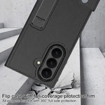 Custodia a libro con supporto per Galaxy Z TriFold Carbon Fiber