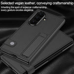 Custodia a libro con supporto per Galaxy Z TriFold Carbon Fiber