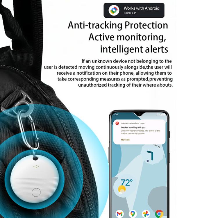 Mini localizzatore GPS Bluetooth per Android 9.0 e successivi