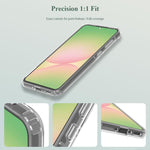 Custodia antiurto LeReach TOC Clear Series in TPU e acrilico per Galaxy A56 5G