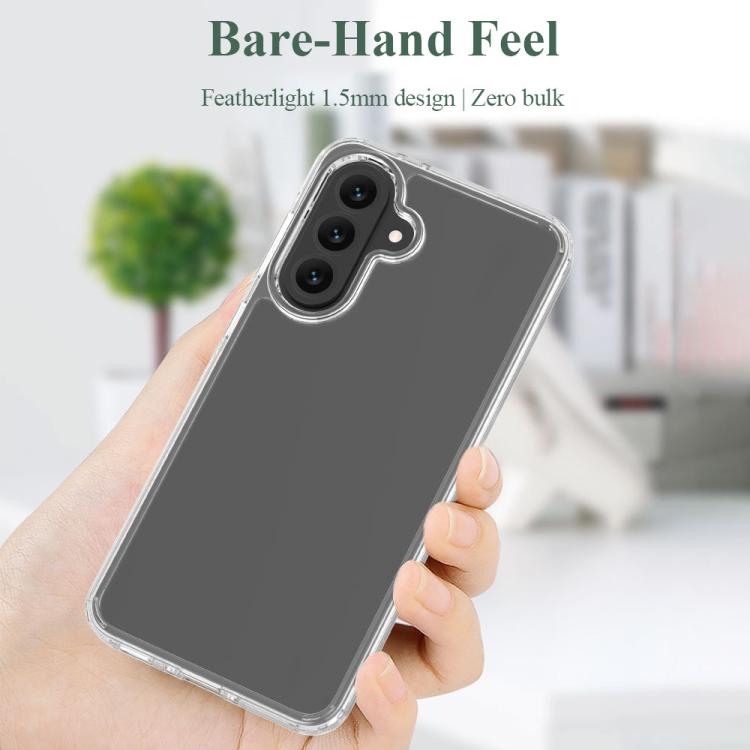 Custodia antiurto LeReach TOC Clear Series in TPU e acrilico per Galaxy A56 5G