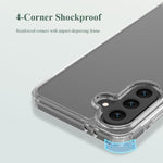 Custodia antiurto LeReach TOC Clear Series in TPU e acrilico per Galaxy A56 5G