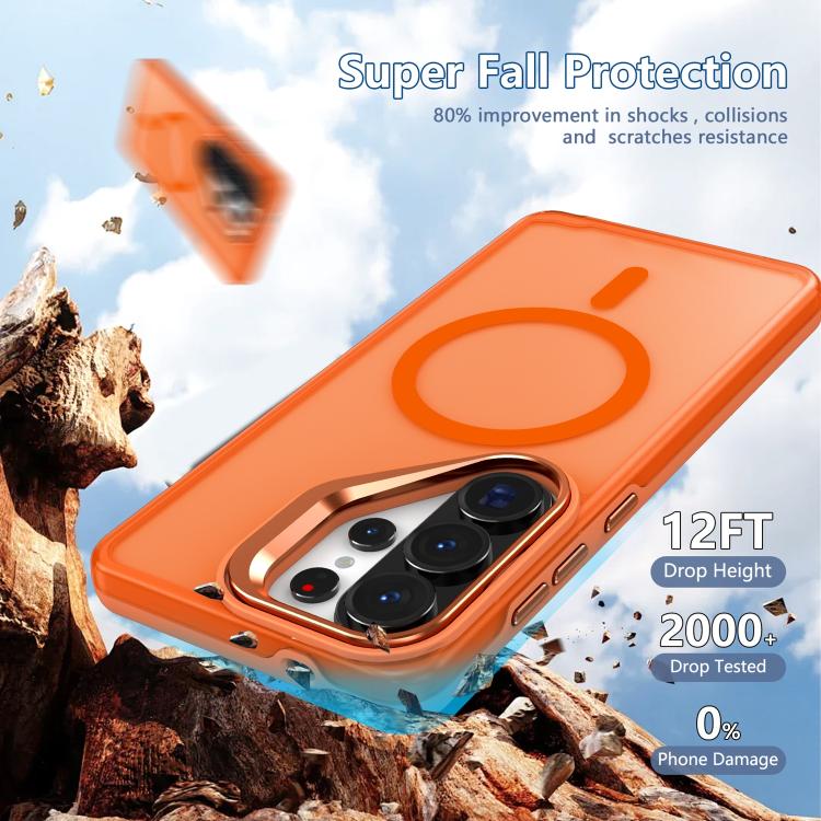 Supporto per fotocamera in metallo con custodia magnetica per Galaxy S26+, S26
