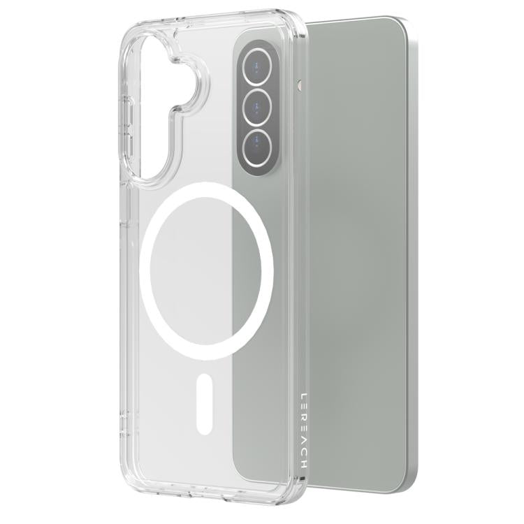 Custodia magnetica antiurto LeReach TOC Clear Series per Galaxy A57 5G