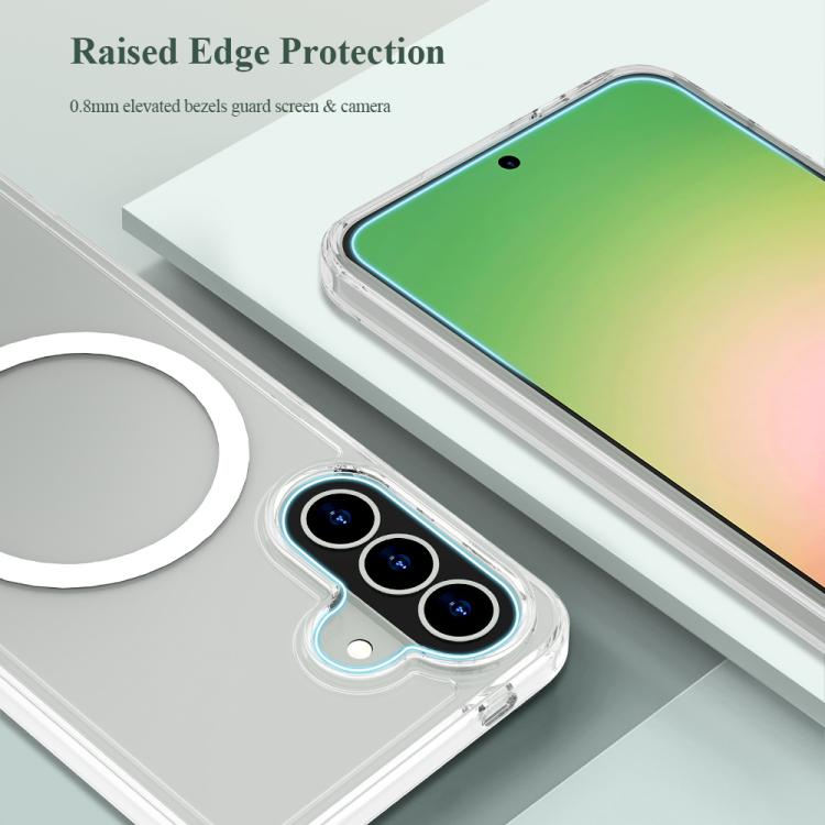 Custodia magnetica antiurto LeReach TOC Clear Series per Galaxy A57 5G