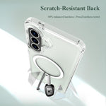 Custodia magnetica antiurto LeReach TOC Clear Series per Galaxy A57 5G