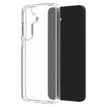Custodia antiurto LeReach TOC Clear in TPU e acrilico per Galaxy S25 FE, S25+