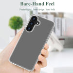 Custodia antiurto LeReach TOC Clear in TPU e acrilico per Galaxy S25 FE, S25+