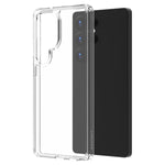 Custodia antiurto LeReach TOC Clear in TPU e acrilico per Galaxy S25 FE, S25+