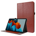 Custodia a libro in pelle Crazy Horse per Samsung Galaxy Tab