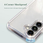 Custodia antiurto LeReach TOC Clear Series doppio composito per Galaxy S26+, S26