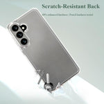 Custodia antiurto LeReach TOC Clear Series doppio composito per Galaxy S26+, S26