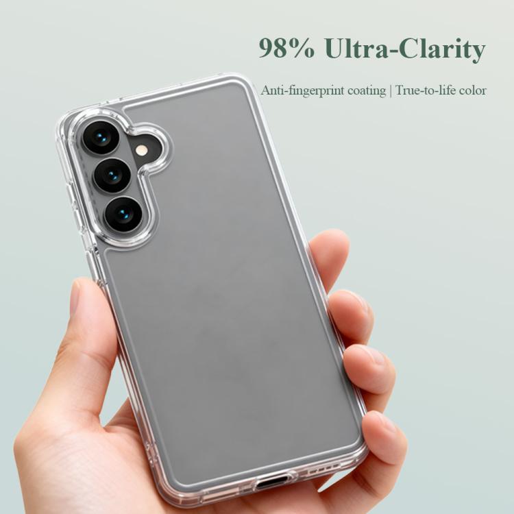 Custodia antiurto LeReach TOC Clear Series doppio composito per Galaxy S26+, S26