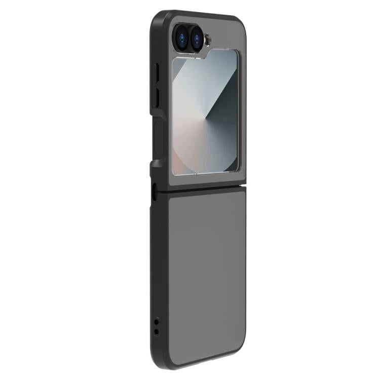 Custodia antiurto LeReach TOC Clear Series doppio composito per Galaxy Z Flip6