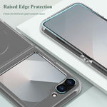 Custodia antiurto LeReach TOC Clear Series doppio composito per Galaxy Z Flip6