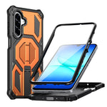 Custodia antiurto con supporto metallico nascosto per Galaxy A57 e A16/A17/A26