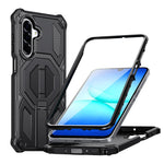 Custodia antiurto con supporto metallico nascosto per Galaxy A57 e A16/A17/A26