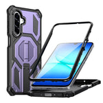 Custodia antiurto con supporto metallico nascosto per Galaxy A57 e A16/A17/A26