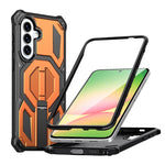 Custodia antiurto con supporto metallico nascosto per Galaxy A57 e A16/A17/A26