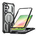 Custodia antiurto con supporto metallico nascosto per Galaxy A57 e A16/A17/A26