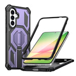 Custodia antiurto con supporto metallico nascosto per Galaxy A57 e A16/A17/A26