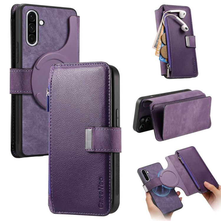 Custodia CaseNeo MagSafe RFID con portafoglio per Galaxy M36 e M56 5G