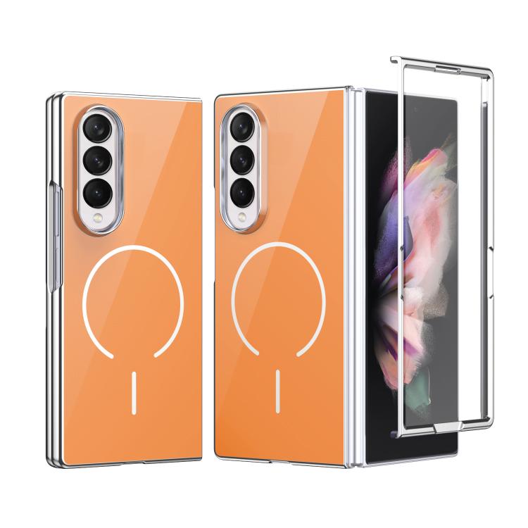 Custodia magnetica integrata in vetro antigraffio per Galaxy Z Fold5, Fold4 e