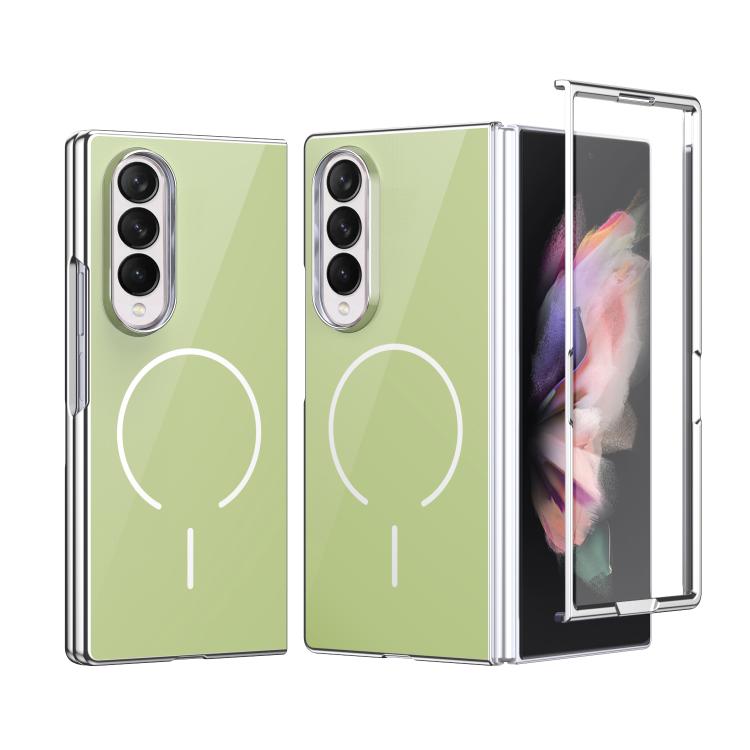 Custodia magnetica integrata in vetro antigraffio per Galaxy Z Fold5, Fold4 e