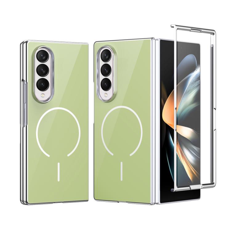 Custodia magnetica integrata in vetro antigraffio per Galaxy Z Fold5, Fold4 e