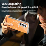 Custodia magnetica integrata in vetro antigraffio per Galaxy Z Fold5, Fold4 e