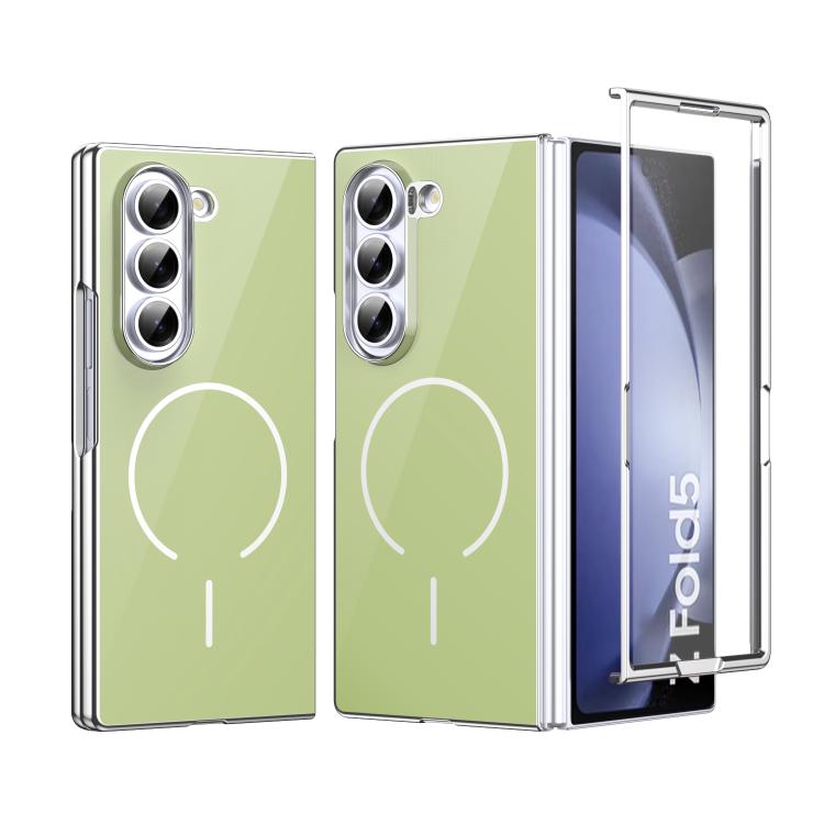 Custodia magnetica integrata in vetro antigraffio per Galaxy Z Fold5, Fold4 e