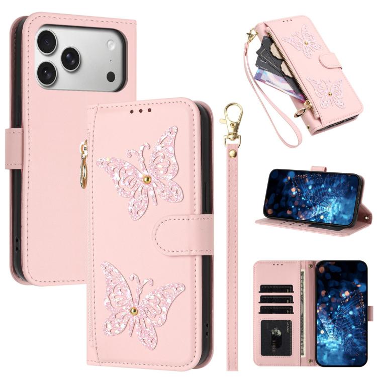 Custodia portafoglio in ecopelle con cerniera per iPhone