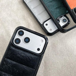 Custodia TPU e PU con imbottitura per iPhone 13 mini