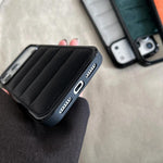 Custodia TPU e PU con imbottitura per iPhone 13 mini