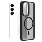 Custodia magnetica con supporto in metallo per Galaxy serie S