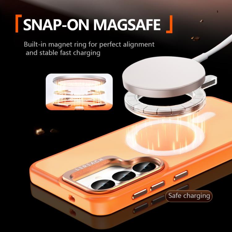 Custodia magnetica con supporto in metallo per Galaxy serie S