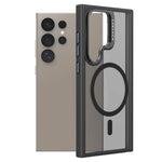 Custodia magnetica con supporto in metallo per Galaxy serie S