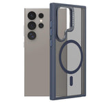 Custodia magnetica con supporto in metallo per Galaxy serie S