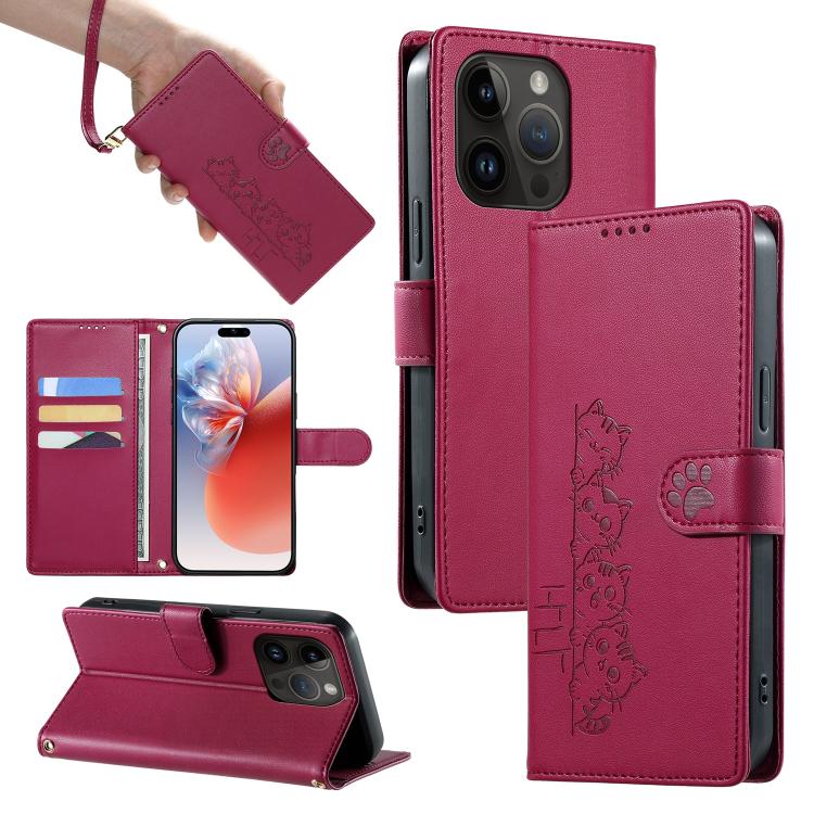 Custodia portafoglio in ecopelle con chiusura magnetica e cinturi