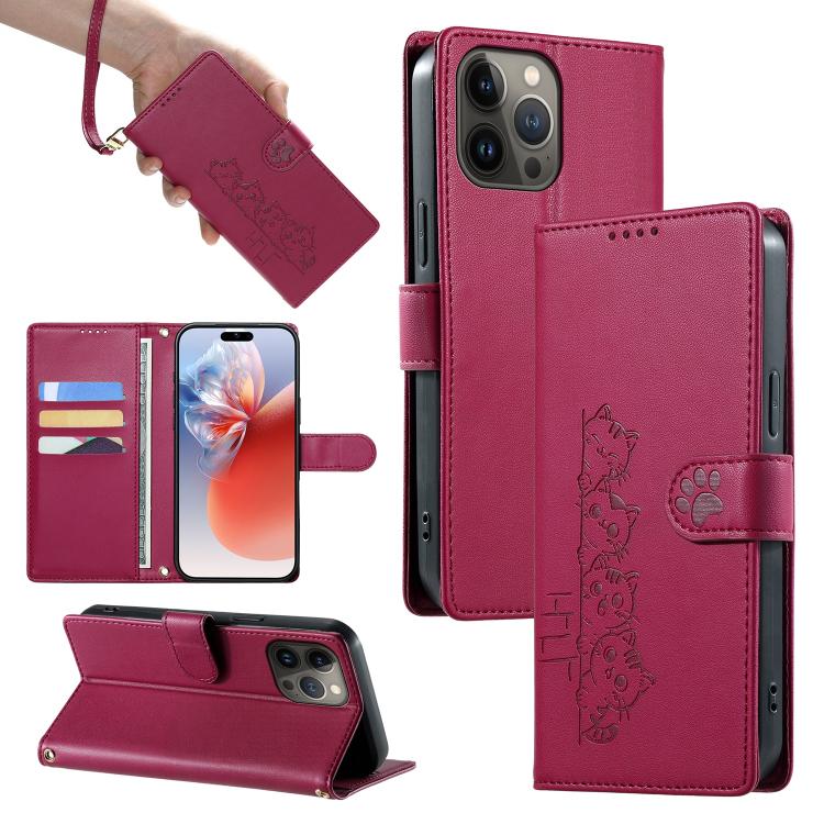 Custodia portafoglio in ecopelle con chiusura magnetica e cinturi