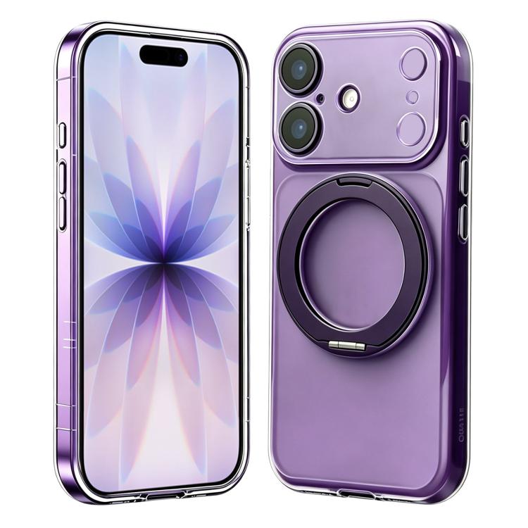 Custodia silicone magnetica con supporto girevole per iPhone 17 P