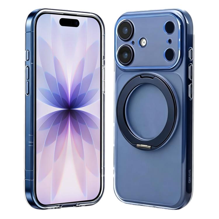 Custodia silicone magnetica con supporto girevole per iPhone 17 P