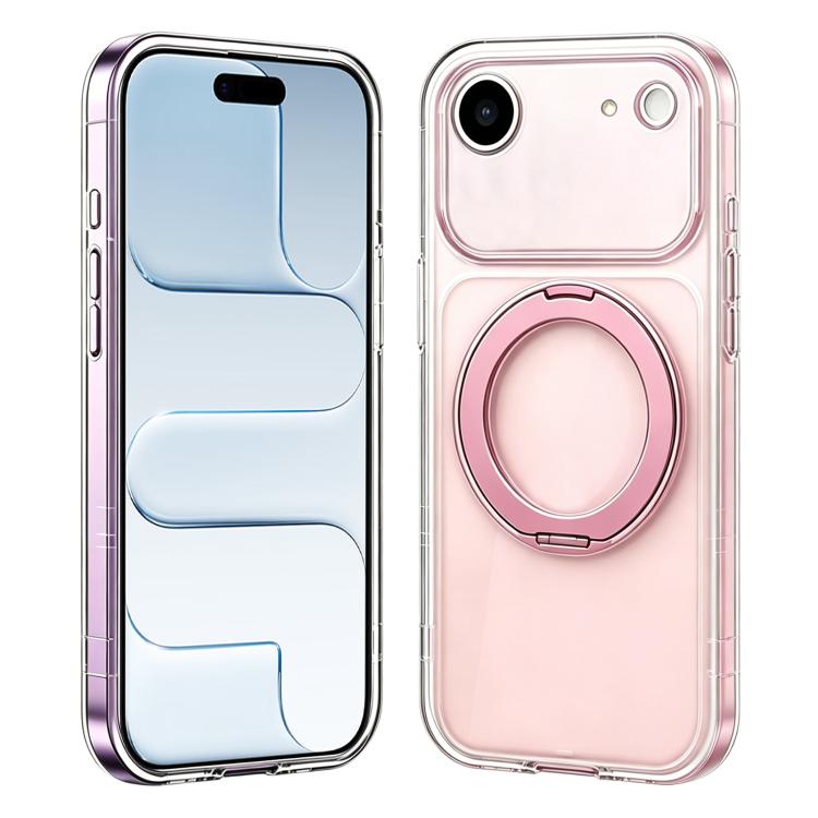 Custodia silicone magnetica con anello girevole per iPhone Air