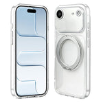 Custodia silicone magnetica con anello girevole per iPhone Air