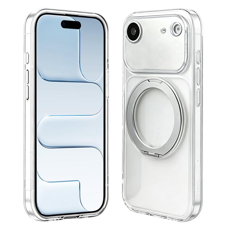 Custodia silicone magnetica con anello girevole per iPhone Air