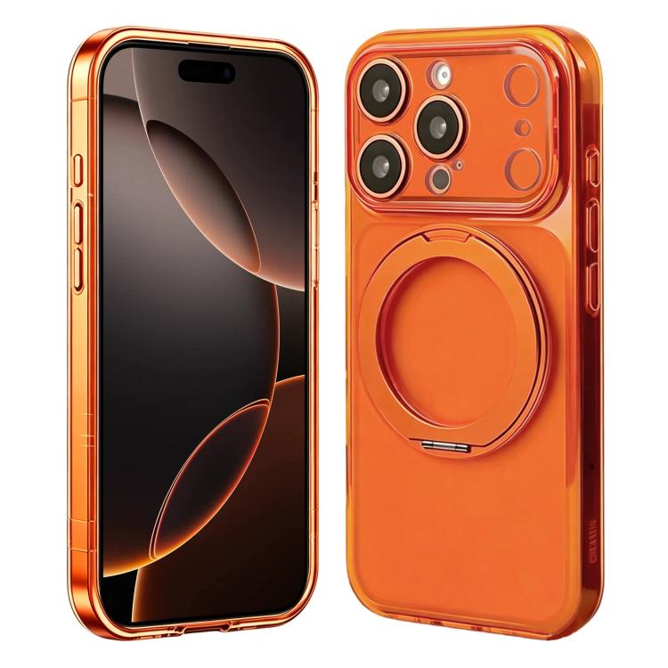 Custodia silicone magnetica con anello girevole per iPhone Air