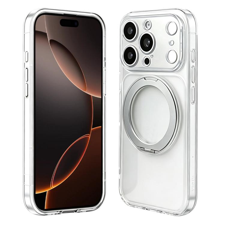 Custodia silicone magnetica con anello girevole per iPhone Air