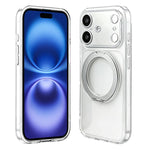 Custodia silicone con supporto girevole per iPhone 16 Plus
