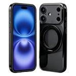 Custodia silicone con supporto girevole per iPhone 16 Plus