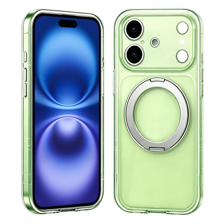 Custodia silicone con supporto girevole per iPhone 16 Plus